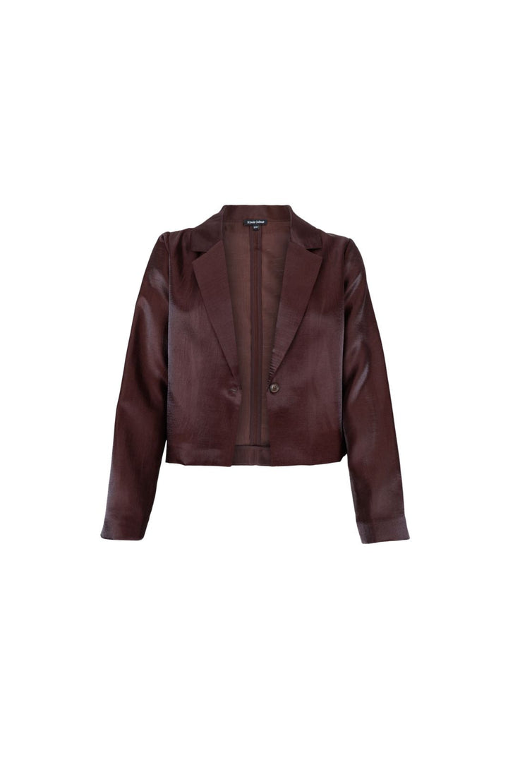 Black Colour - Bcolympia Sheer Blazer 41344 - Coffee