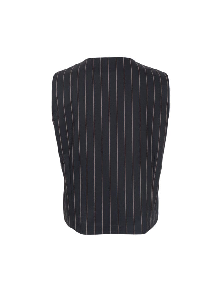Black Colour - Bcoxford Loose Vest 40944 - Black Veste 