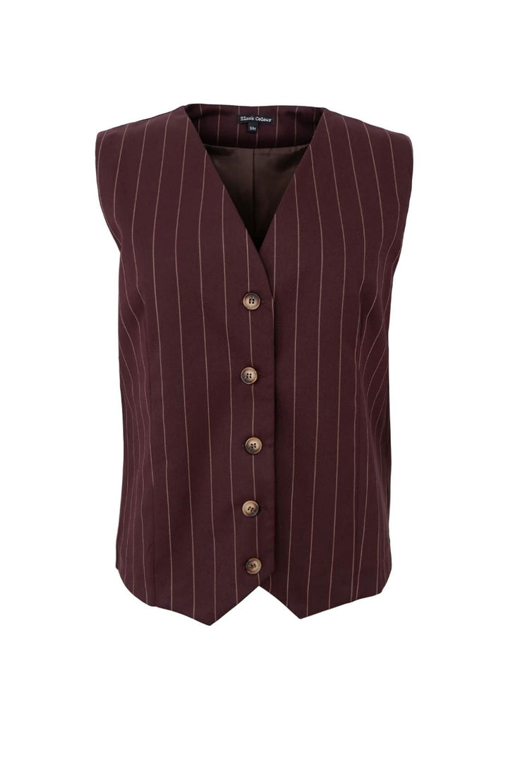 Black Colour - Bcoxford Loose Vest 40944 - Coffee Veste 