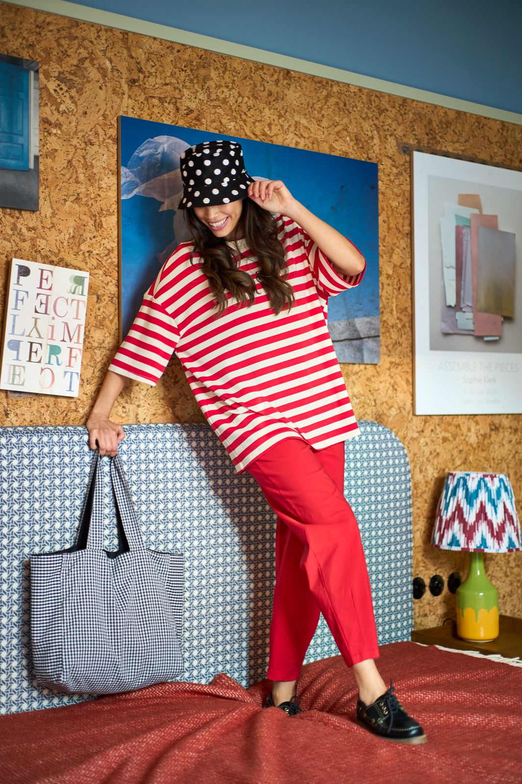 Black Colour - Bcscarlett Shopper Bag 9380 - Black/White