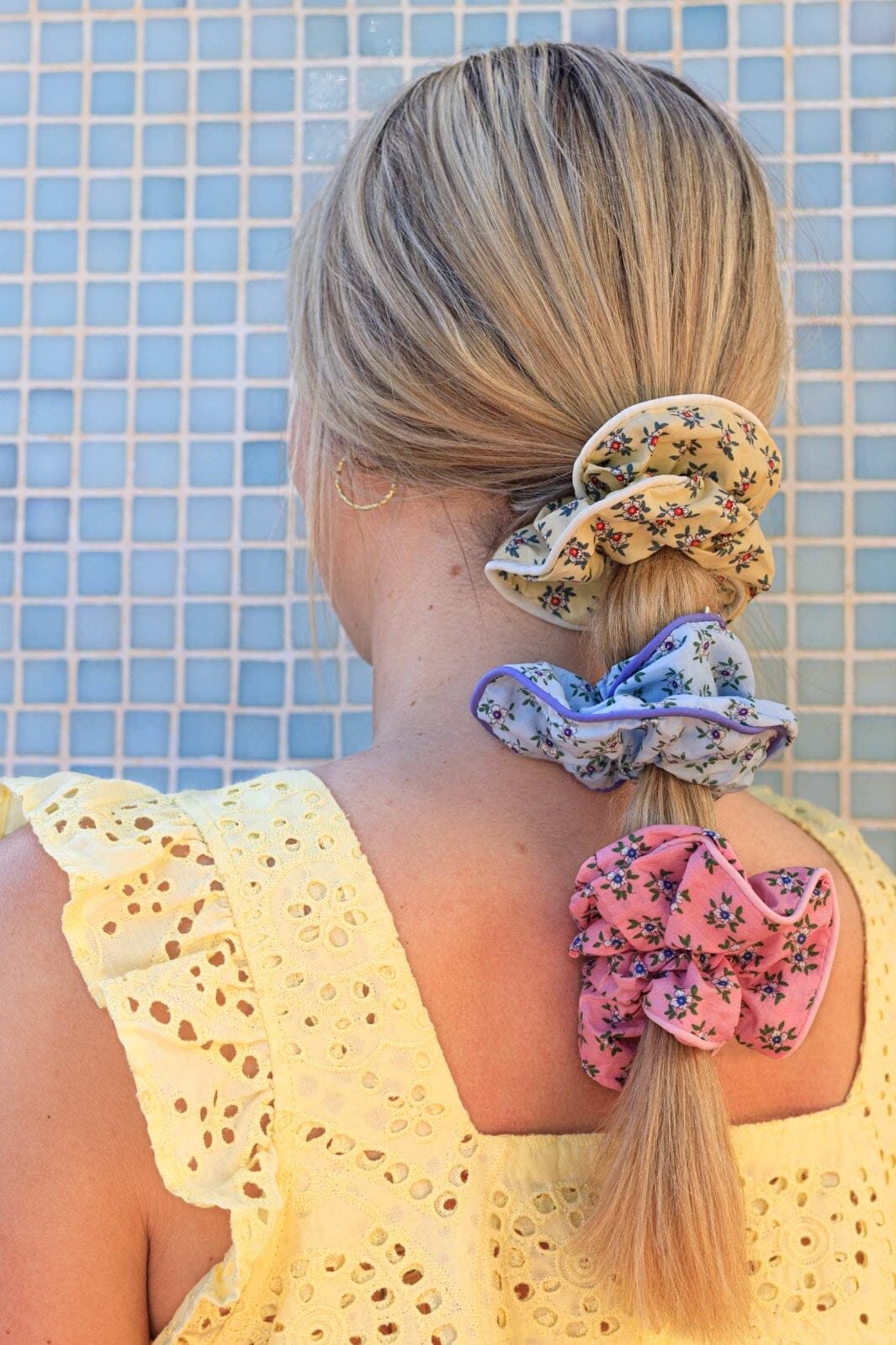 Black Colour - Bcsidney Scrunchie 6842 - Sky Blue