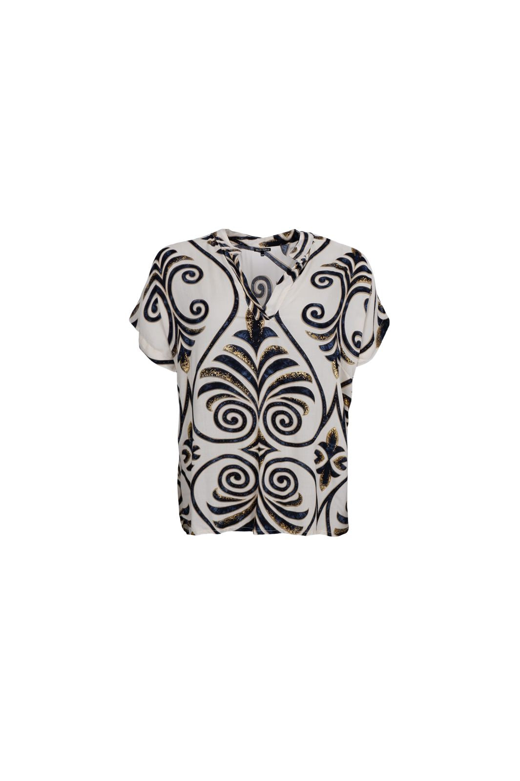 Vorbestellung - Black Colour - Bcstella Ss Blouse 39605 - Malaka White