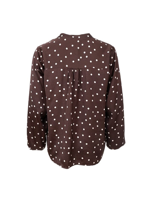 Black Colour - Bcvalery Ls Blouse 41019 - Coffee Bluser 