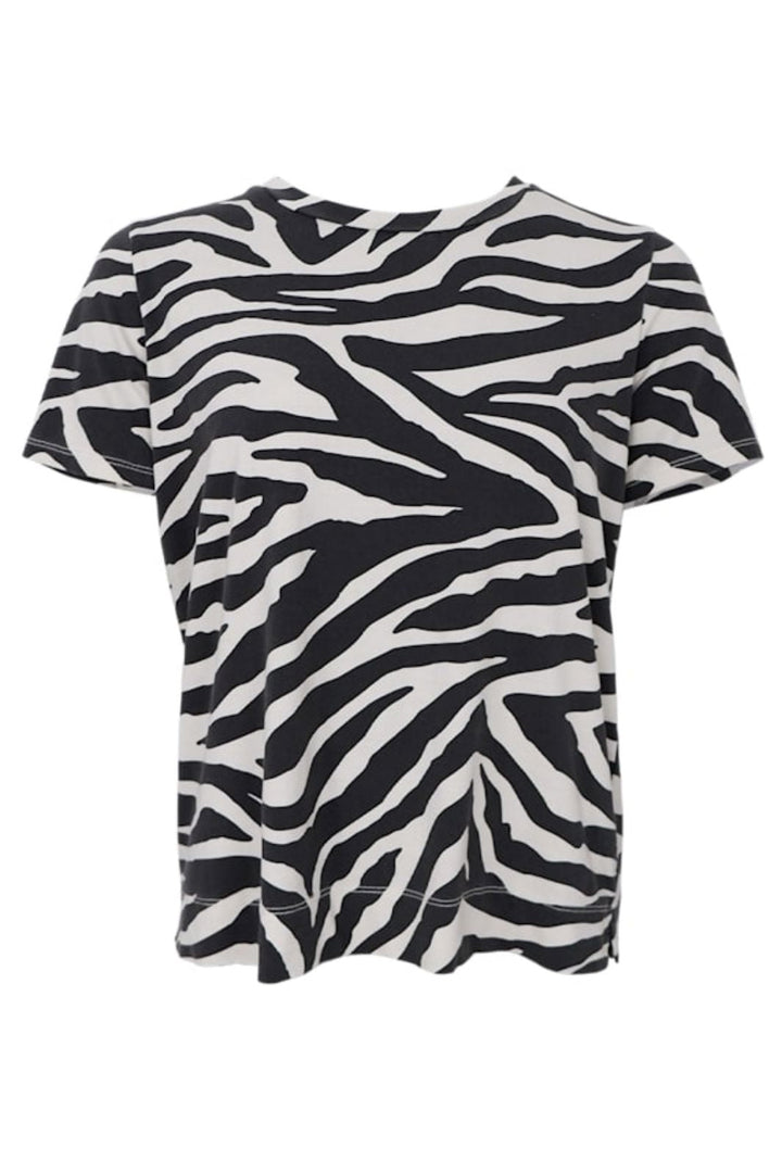 Black Colour - Bczelda S/S T-Shirt 40997 - Shirts - Zebra T-shirts 