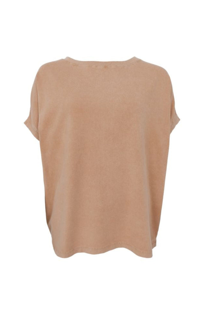 Black Colour - Bczelda Vintage Tee 41116 - Shirts - Caramel