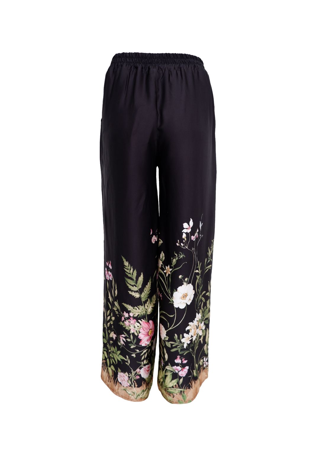 Vorbestellung - Black Colour - Bczennia Pant 40915 - Black Flower