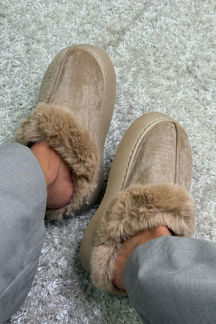 Bloom - Aida Slipper - Beige Hjemmesko & sutsko 