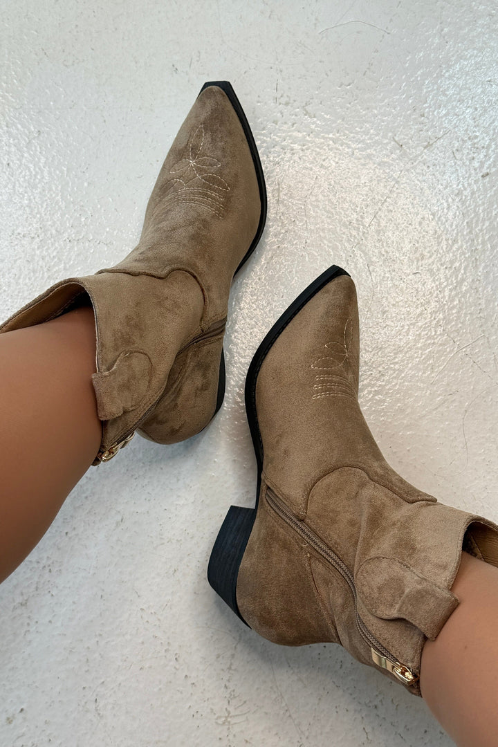 Bloom - Alberte - taupe Støvler 