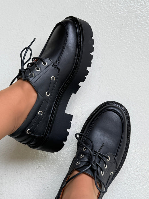 Bloom - Dahliana Loafers - Black Loafers 