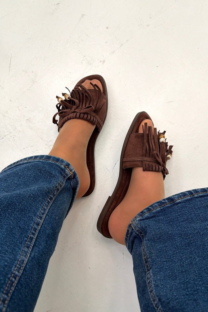 Bloom - Ilaria Sandals - Dark Brown Sandaler 