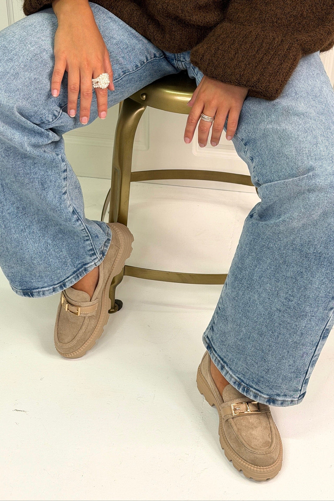 Bloom - Josette Loafers - Beige Loafers 