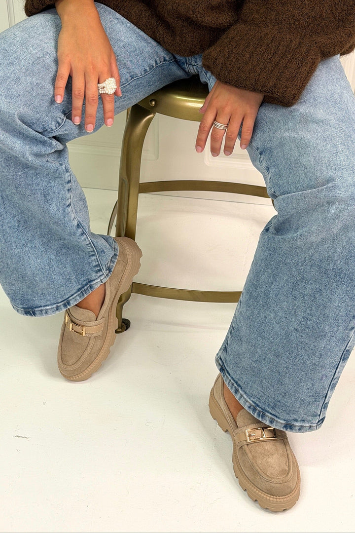 Bloom - Josette Loafers - Beige Loafers 