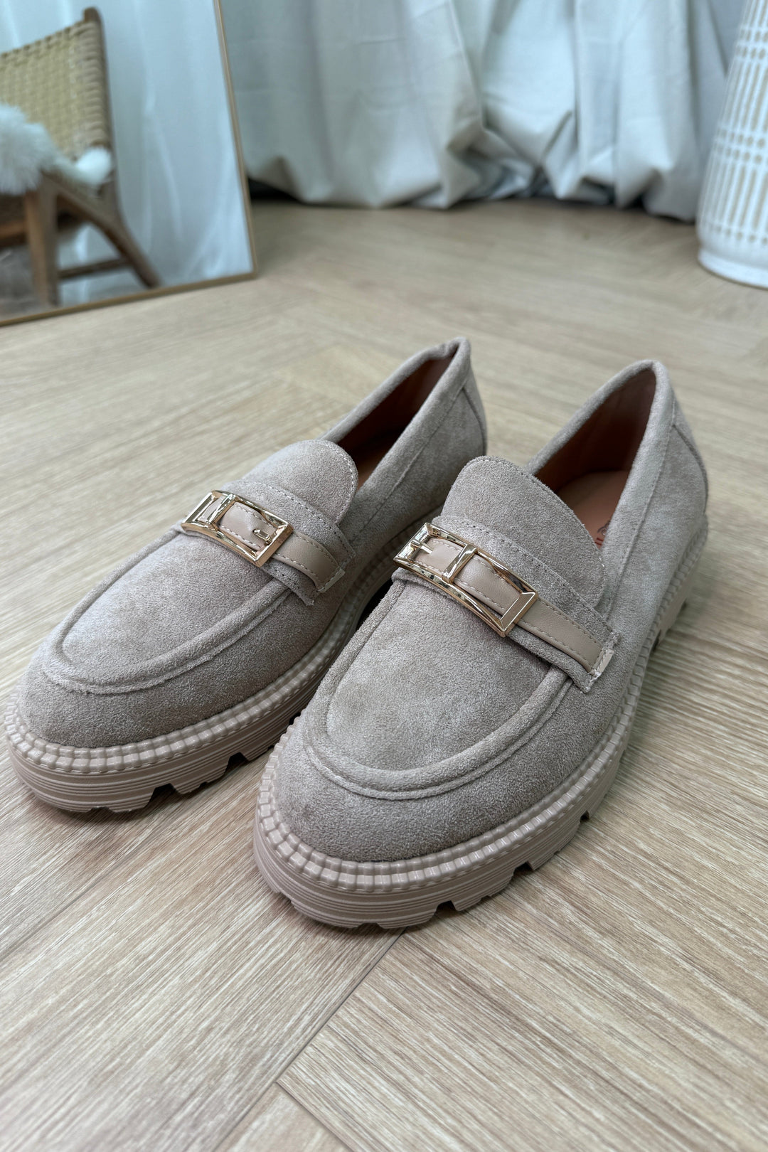 Bloom - Josette Loafers - Beige Loafers 