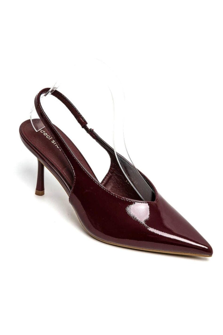Bloom - Peony Stiletto - Burgundy Stiletter 