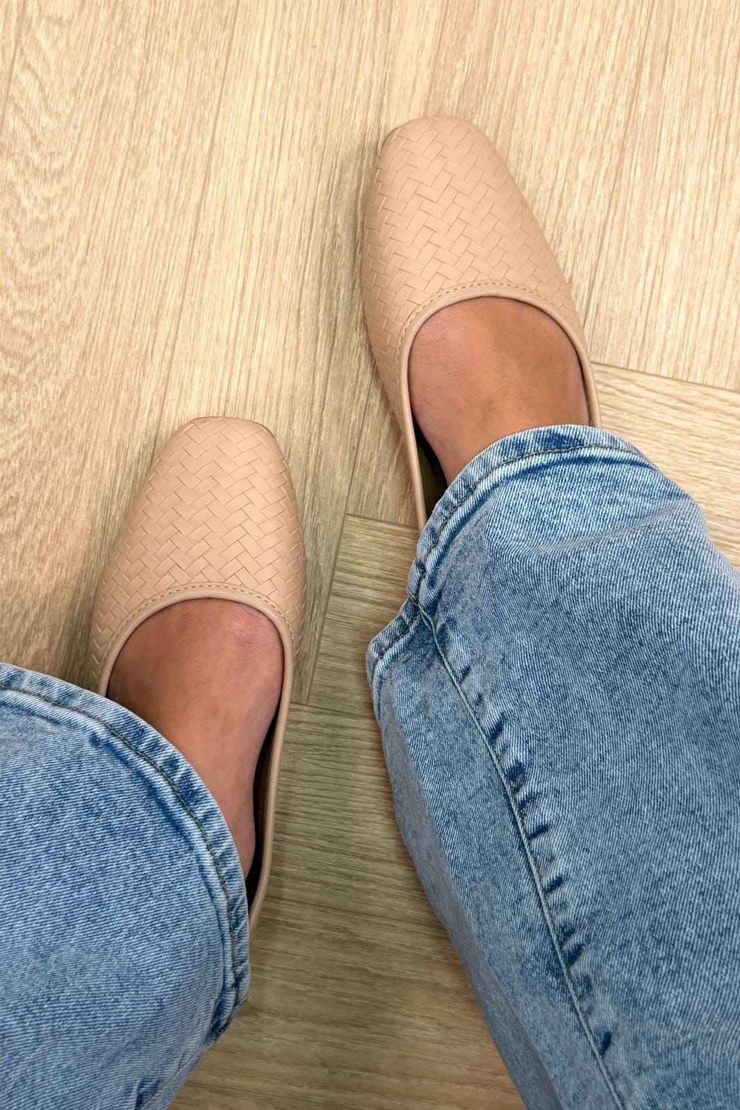 Bloom - Wisteria Ballet Flats - Taupe Ballerinaer 