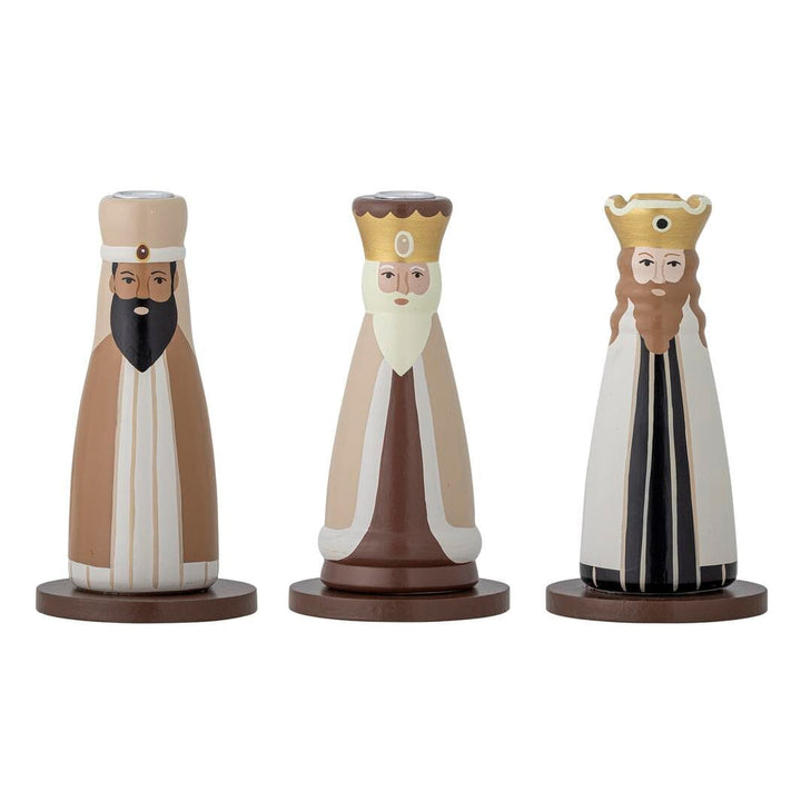 Bloomingville - Betiel Lysestage, Natur, FSC®100%, Bøg 82062836 - Nature