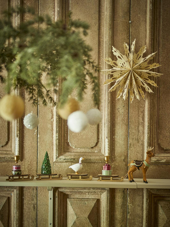 Bloomingville - Dasher Deko, Grøn, Polyresin 82062889 - Green