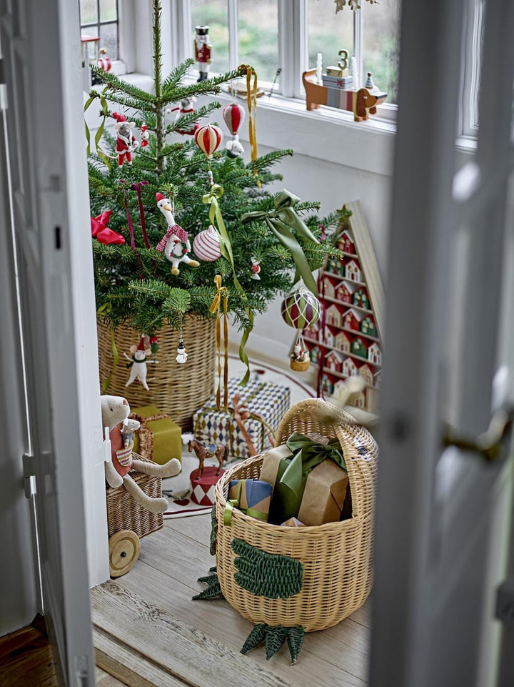 Bloomingville - Peo Ornament, Rød, Uld 82061883 - Red