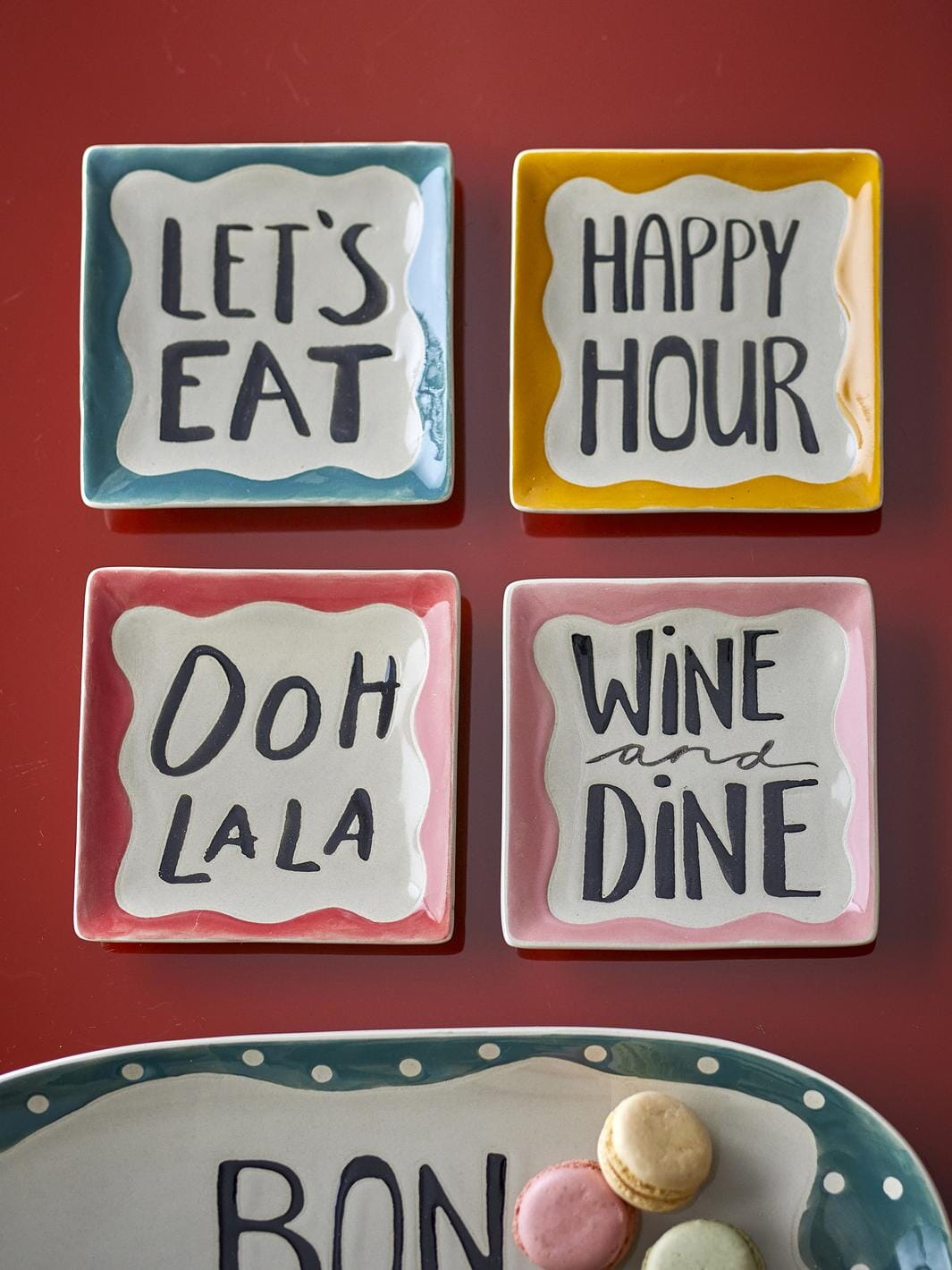 Bloomingville - Soline Tallerken, Multifarvet, Stentøj 82072762 - Multi