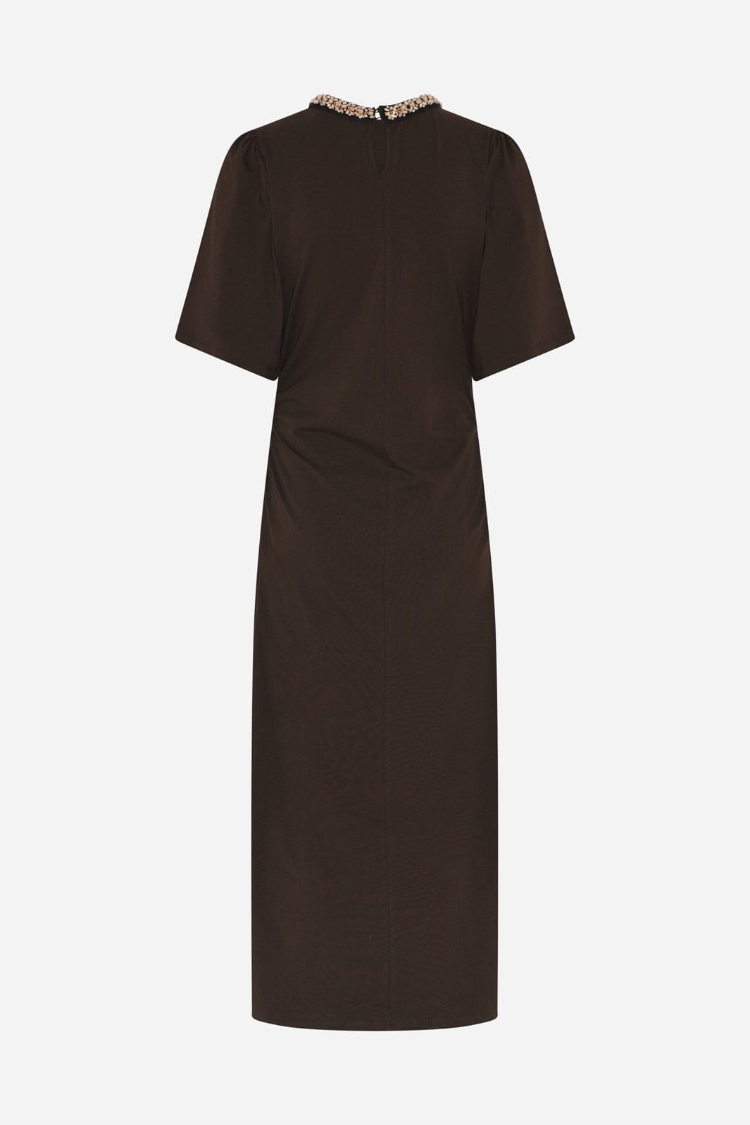 Bruuns Bazaar - Alnusbbnathala Trim Dress BBW4960 - Chestnut