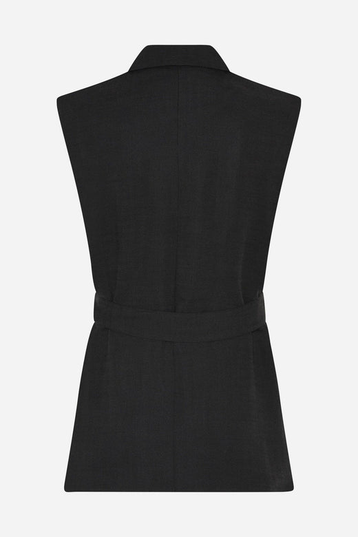 Bruuns Bazaar - Aphandrabbewe Vest BBW4979 - Black