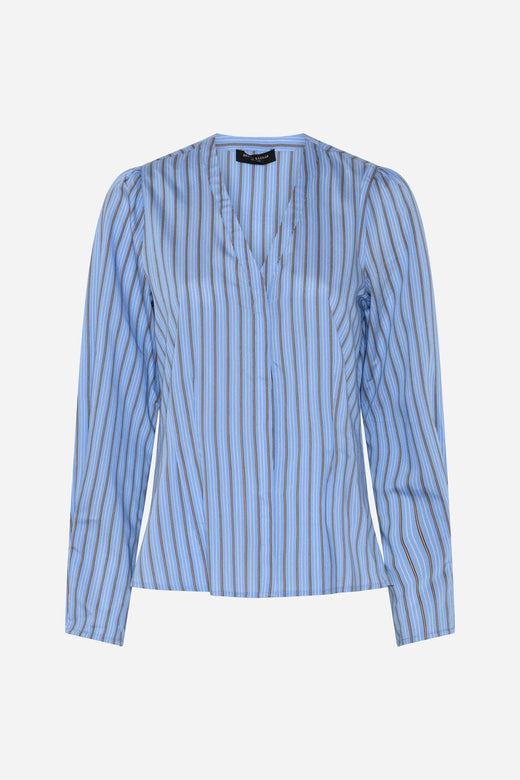 Bruuns Bazaar - Arengabbzea Shirt BBW4879 - Sky Blue Stripe