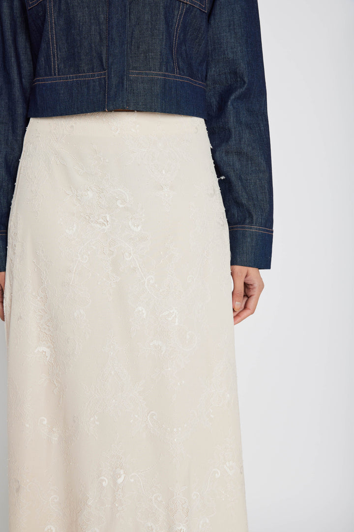 Bruuns Bazaar - Juaniabbina Skirt BBW4871 - White Sand Nederdele 