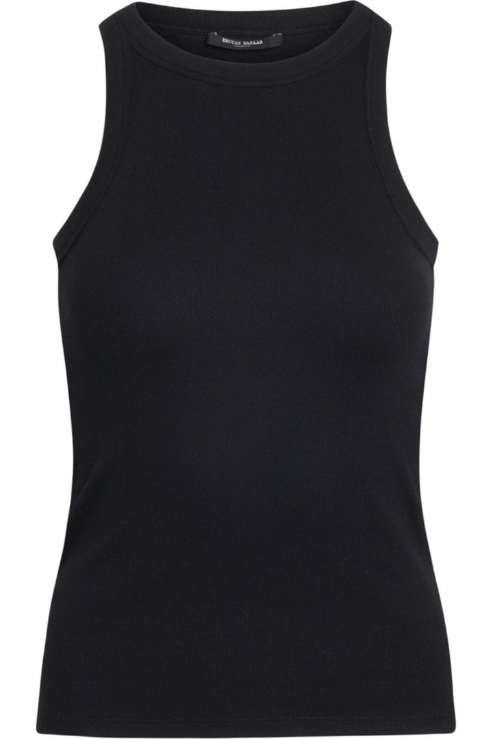 Bruuns Bazaar - KatyBB Rib Tank top - Deep Depths Toppe 