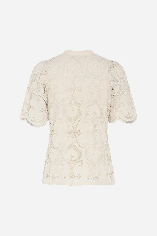 Bruuns Bazaar - Raveneabburesa Shirt BBW5030 - Vanilla Ice