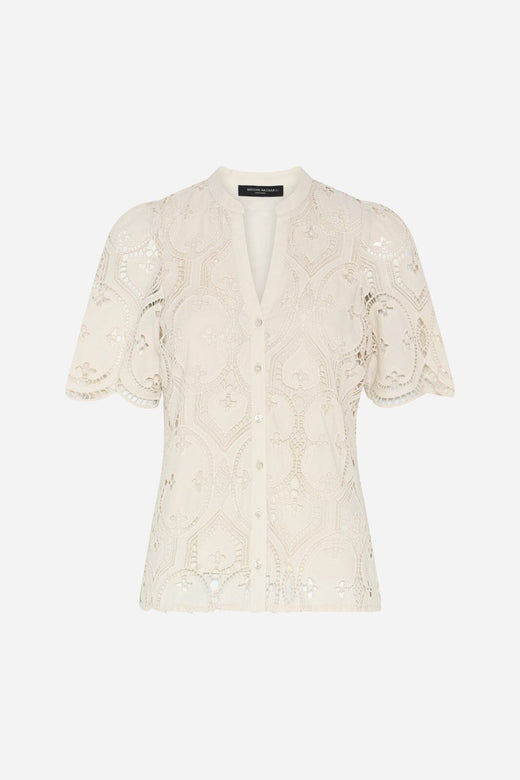 Bruuns Bazaar - Raveneabburesa Shirt BBW5030 - Vanilla Ice