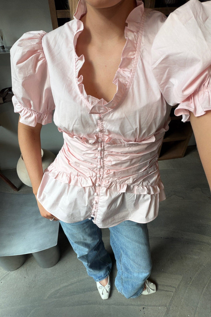 BYIC - Arielic Blouse A25272 - Light Pink Bluser 