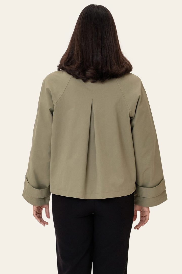 BYIC - Avaic Short Trenchcoat A2519 - Dark Khaki