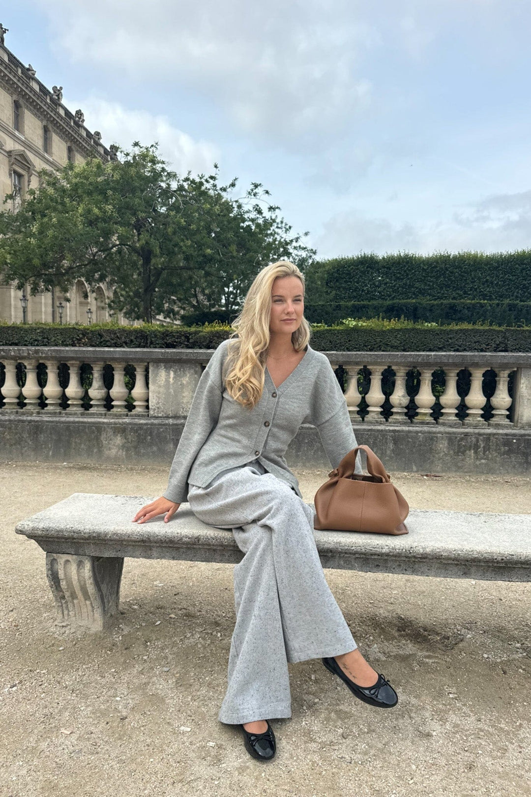 BYIC - Claraic Pants - greym Grey Melange Bukser 