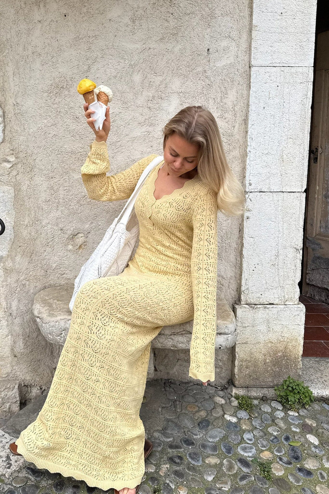 BYIC - Dagmaric Maxi Dress 1217 - Yellow Kjoler 