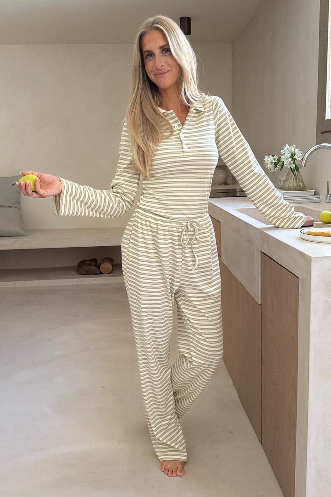 BYIC - Fieic Pants A23851 - Yellow Stripes