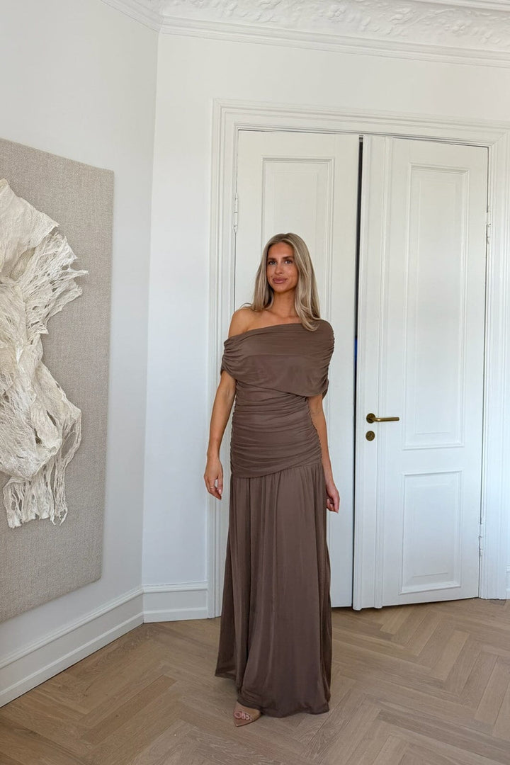 BYIC - Juneic Mesh Dress A25379 - Dark Brown