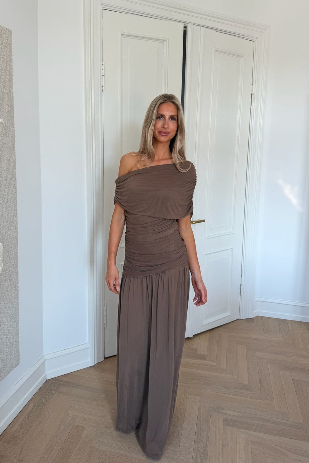 BYIC - Juneic Mesh Dress A25379 - Dark Brown