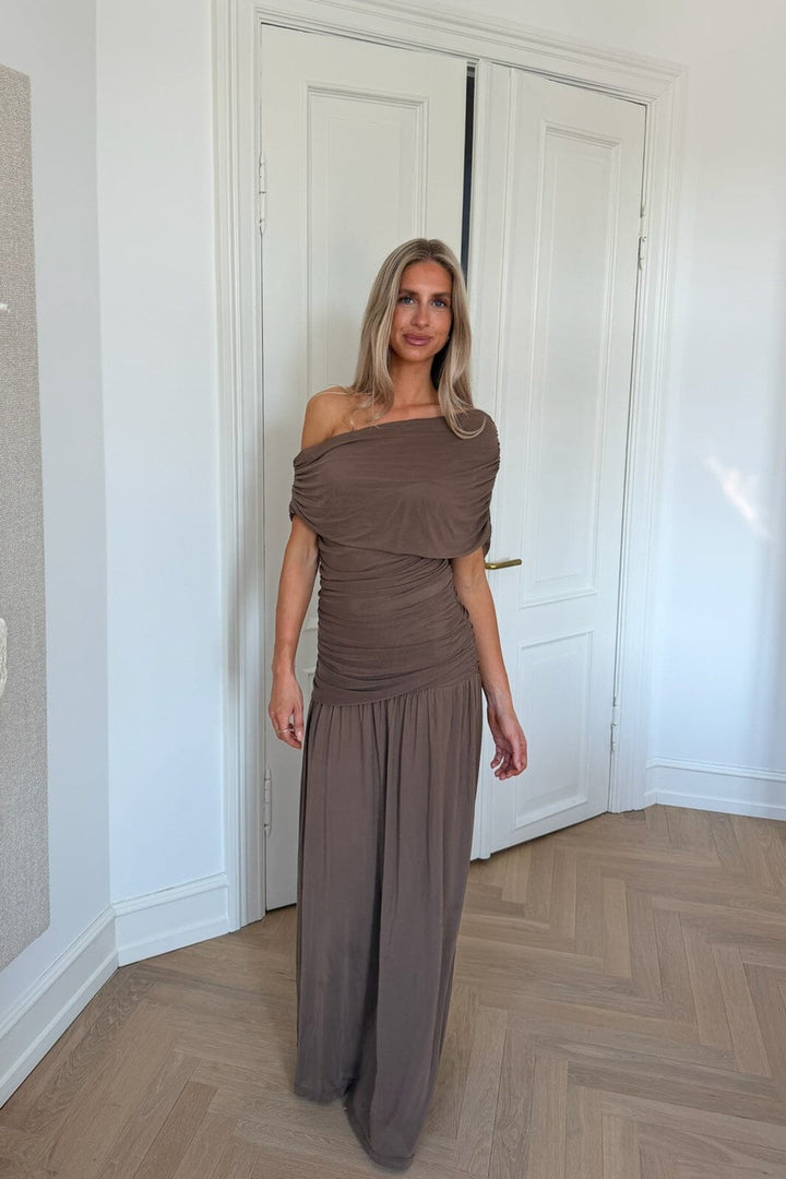 BYIC - Juneic Mesh Dress A25379 - Dark Brown