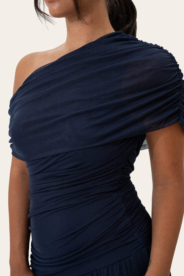 BYIC - Juneic Mesh Dress A25379 - Navy