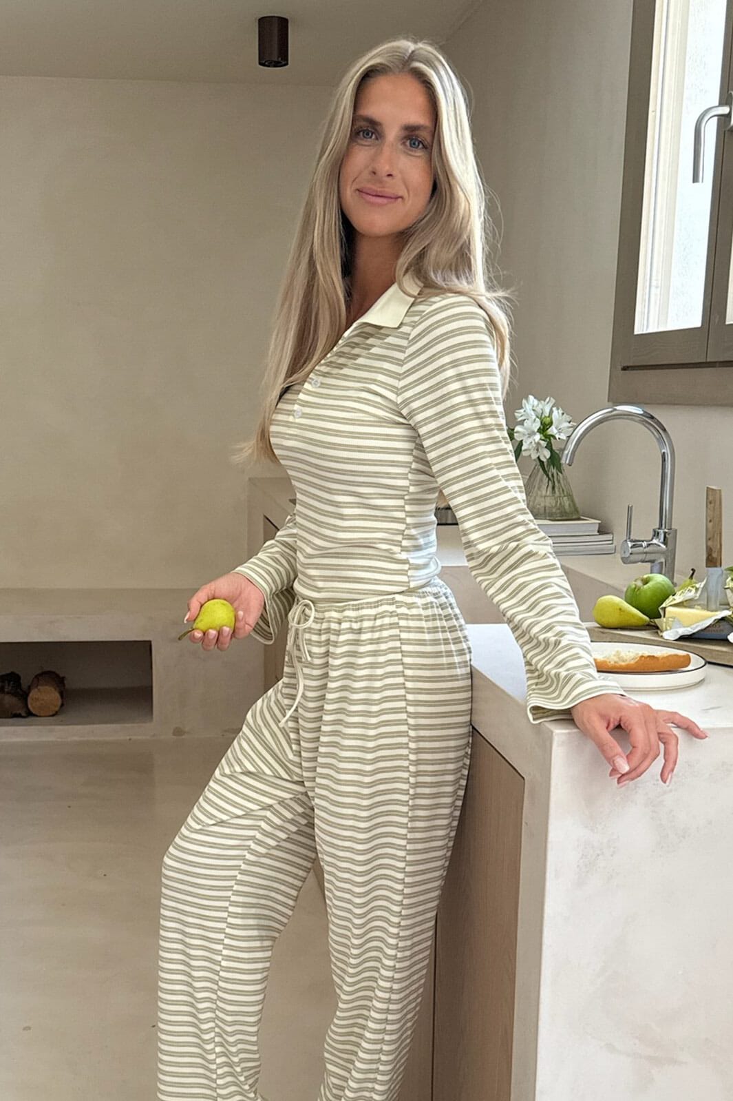 BYIC - Livaic Polo A23982 - Yellow Stripes