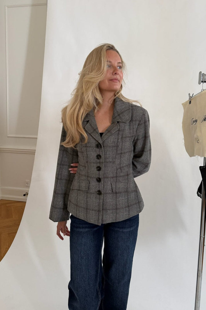 BYIC - Stineic Blazer A23859 - Grey Checks