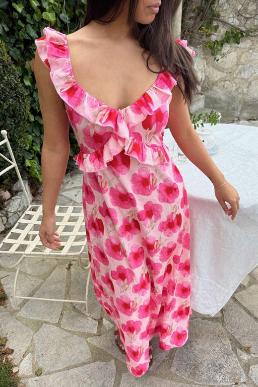 Forudbestilling - BYIC x Molly&My - Melbaic Dress A23117 - Pink Rose Blush Kjoler 