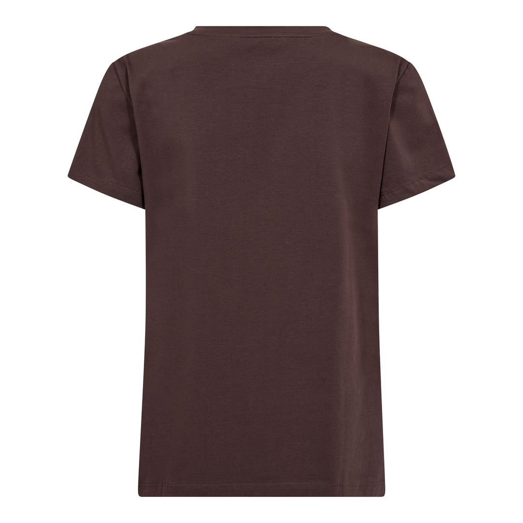 Co´Couture - 43002 Co´Couturecc Tee 500101 - 20015 - Chocolate Plum T-shirts 