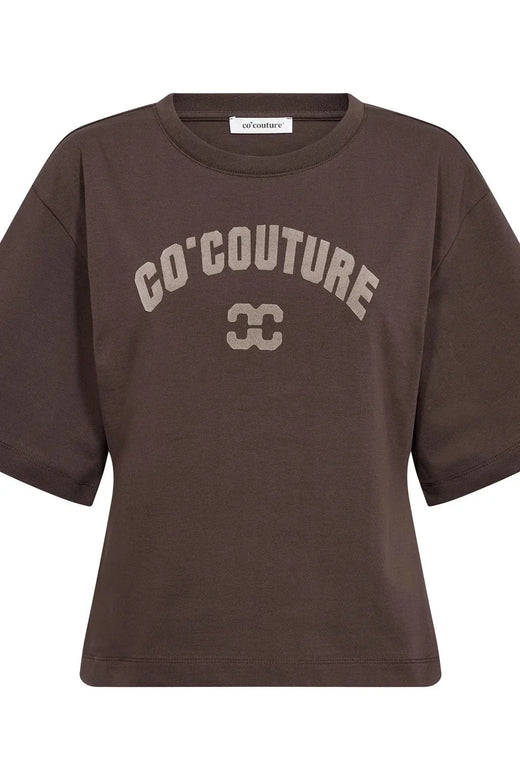 Co´Couture - 43013 Zengacc Tee O-Neck 500108 - 10012 - White - Flame T-shirts 