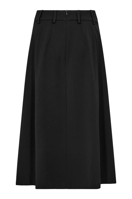 Co´Couture - 44040 Anyacc Midi Pleat Skirt 503820 - 00000 - Black Nederdele 