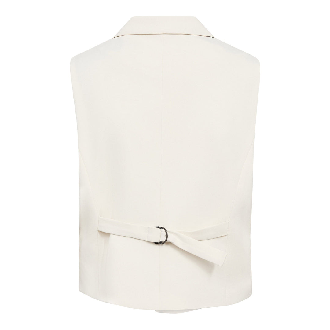 Co´Couture - Alinicc Wrap Vest 500082 - 10006 - Bone Frakker 