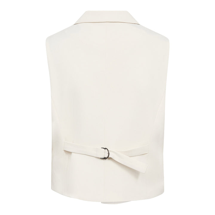 Co´Couture - Alinicc Wrap Vest 500082 - 10006 - Bone Frakker 