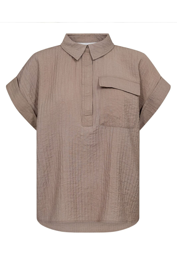 Co´Couture - Alisacc Top 35848 - 154 - Walnut