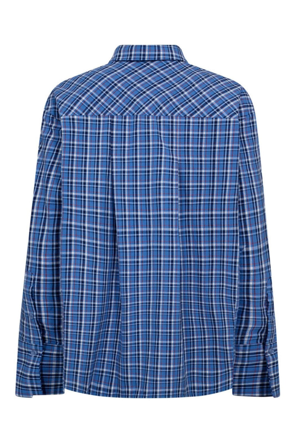 Co´Couture - Angelicacc Check Shirt 35170 - 17 - Blue