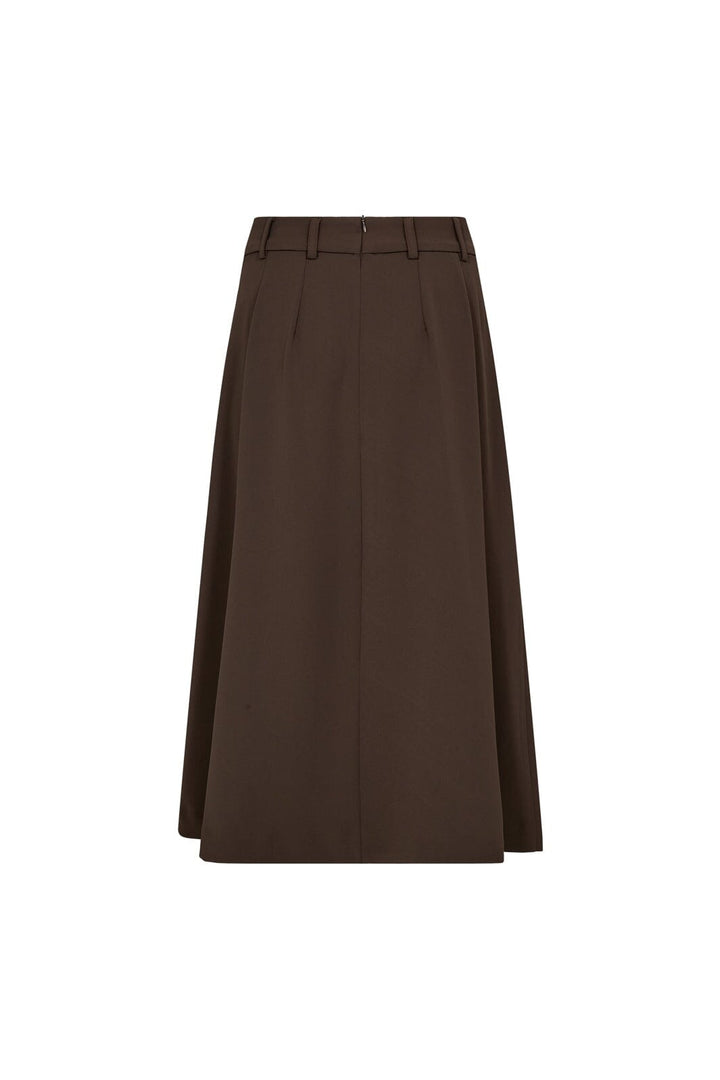 Co´Couture - Anyacc Midi Pleat Skirt 44040 - 83 - Mocca